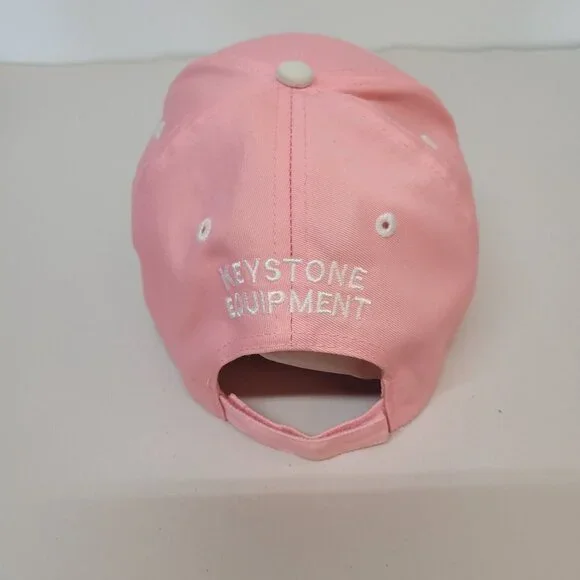 John Deere Womens Pink Baseball Cap Hat Adjustable Stag Logo - Picture 3 of 8